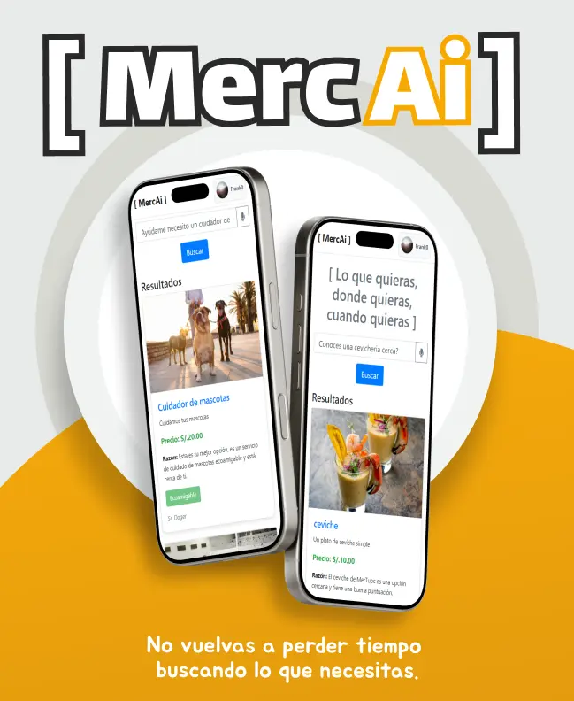MercAi - Un Asistente Inteligente para Encontrar Productos y Servicios Locales